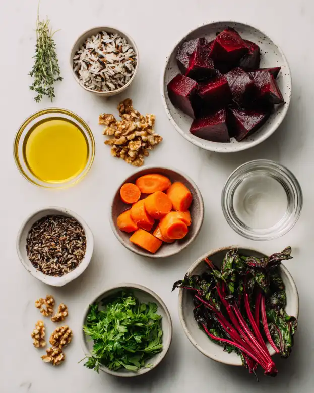 Delightful Wild Rice & Roasted Beet Salad: A Colorful Harvest of Flavors