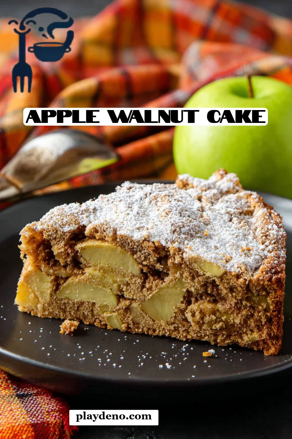 Apple Walnut Cake