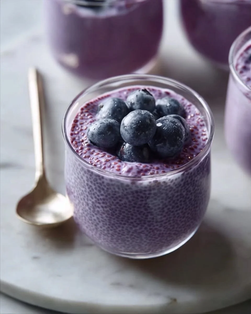 Blueberry Chia Seed Pudding