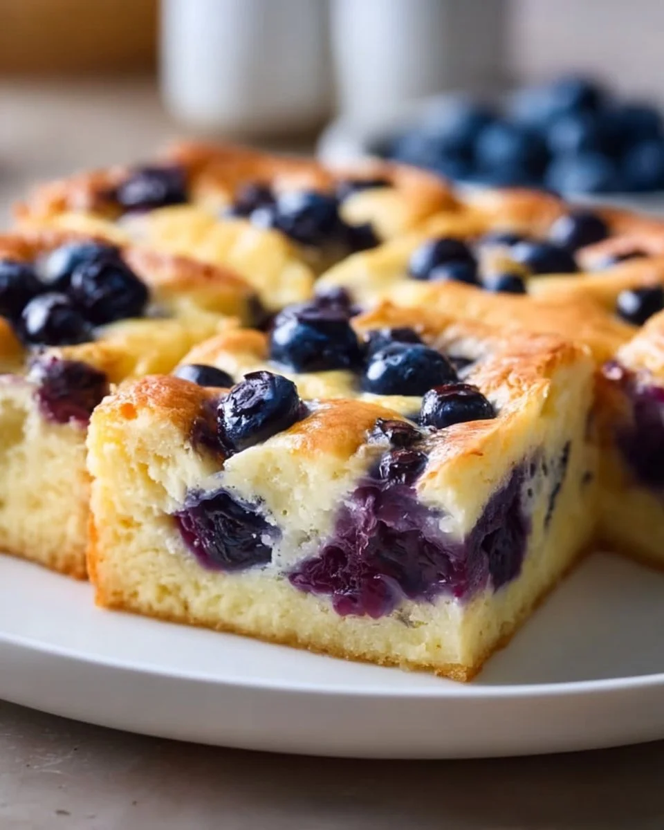 Blueberry Cottage Cheese Breakfast Bake