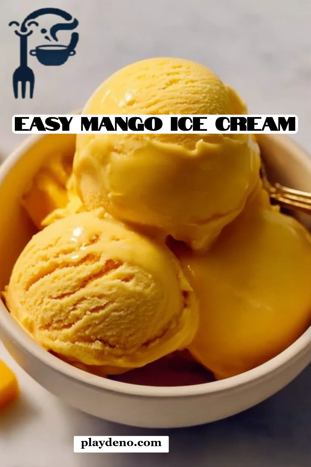 Easy Mango Ice Cream