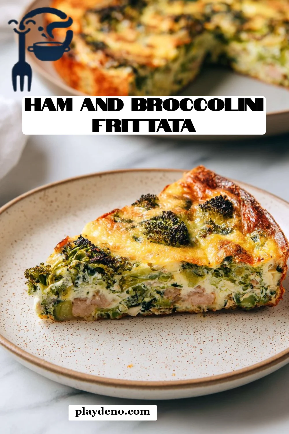 Ham and Broccolini Frittata