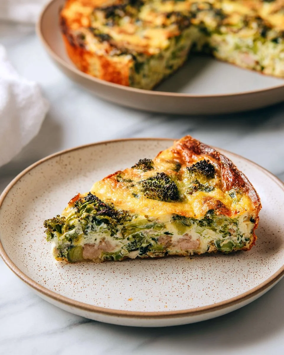 Ham and Broccolini Frittata