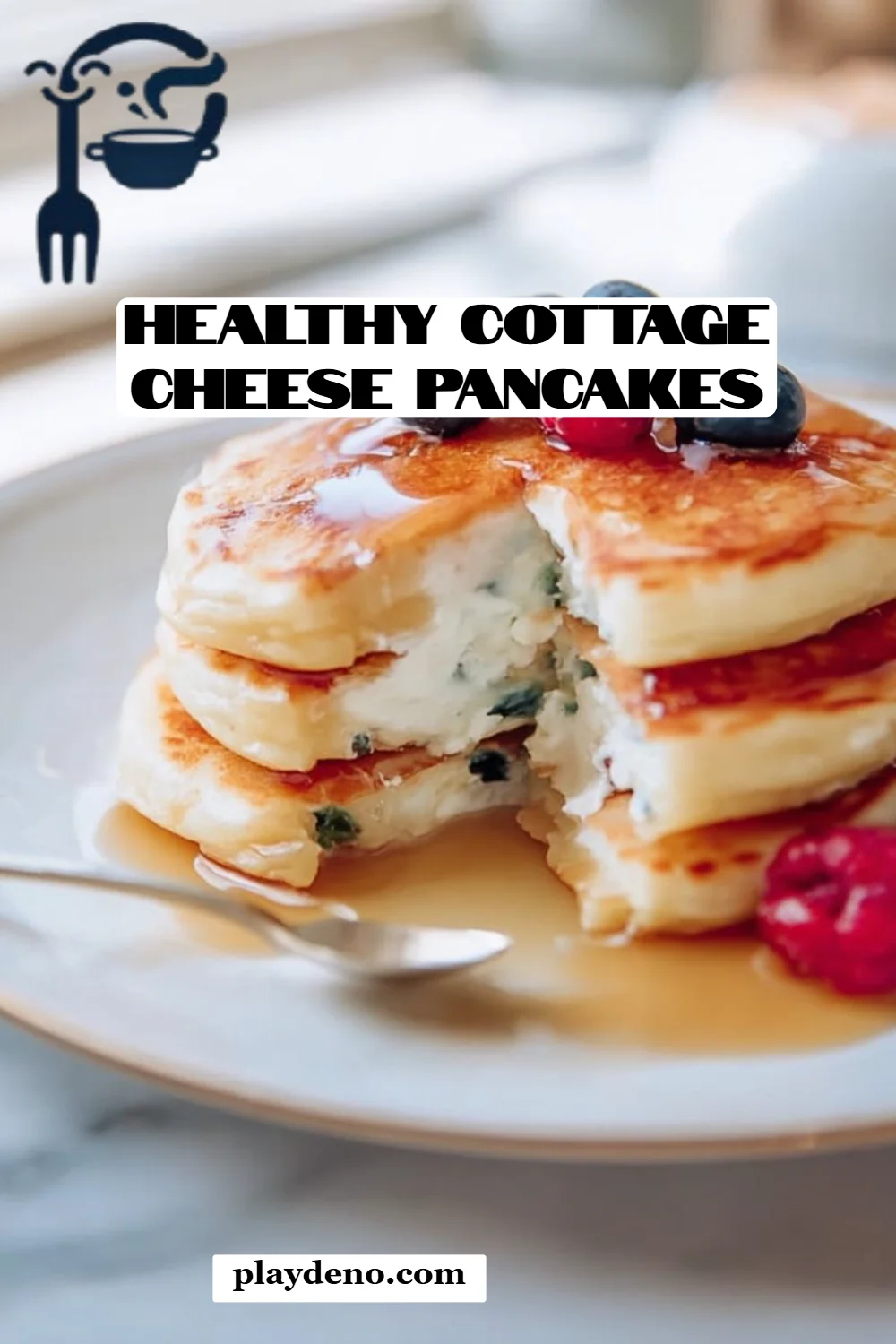 Healthy Cottage Cheese Pancakes