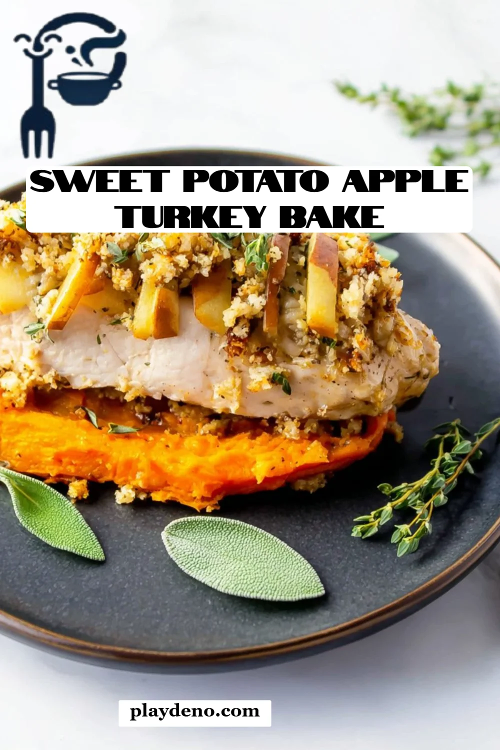 Sweet Potato Apple Turkey Bake