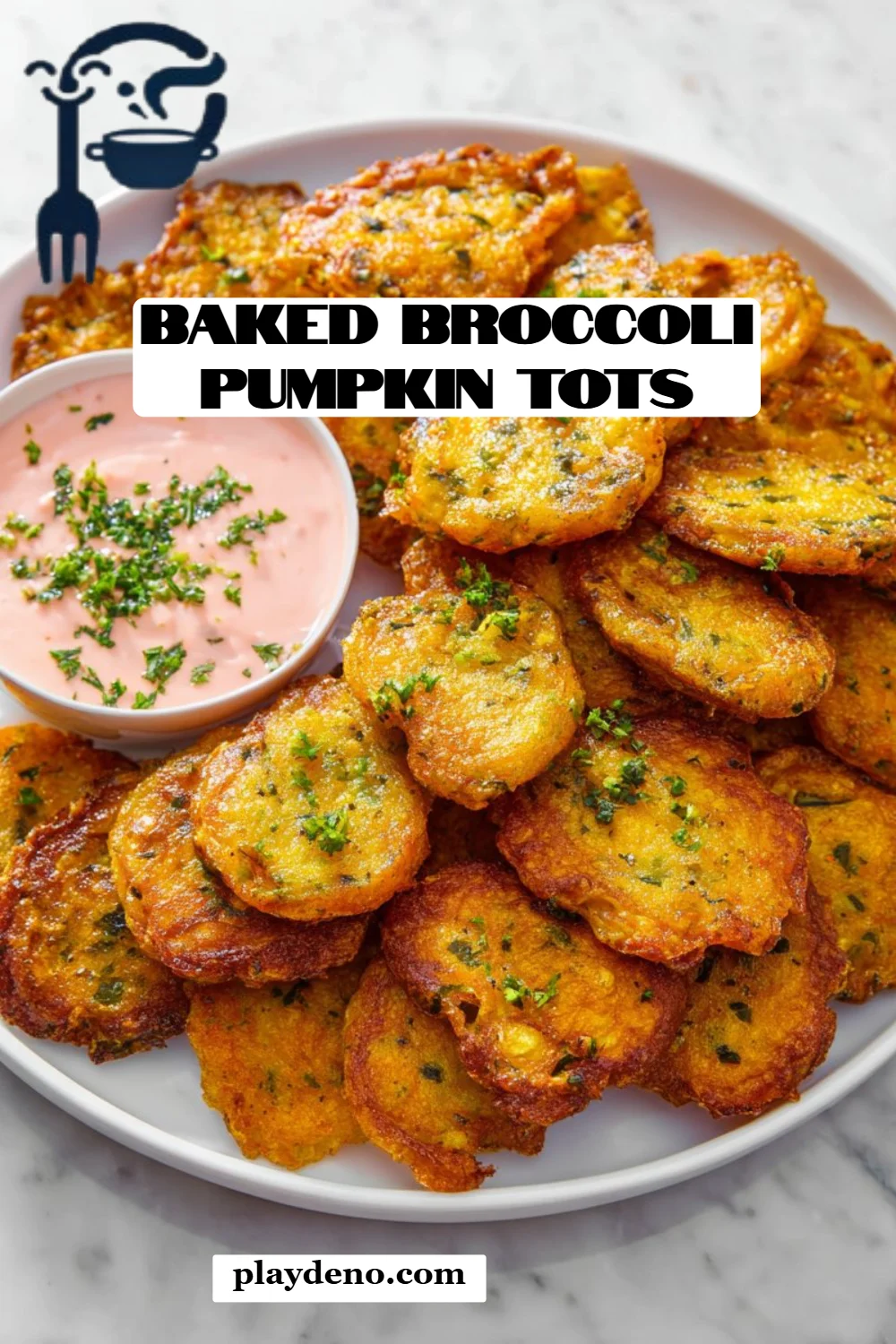 Baked Broccoli Pumpkin Tots