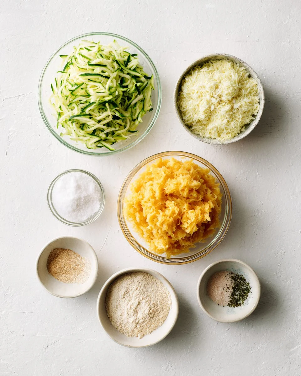 Baked Sweet Potato Zucchini Tots