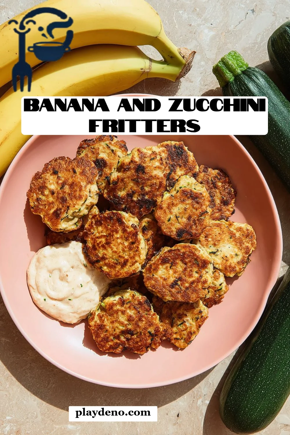 Banana and Zucchini Fritters