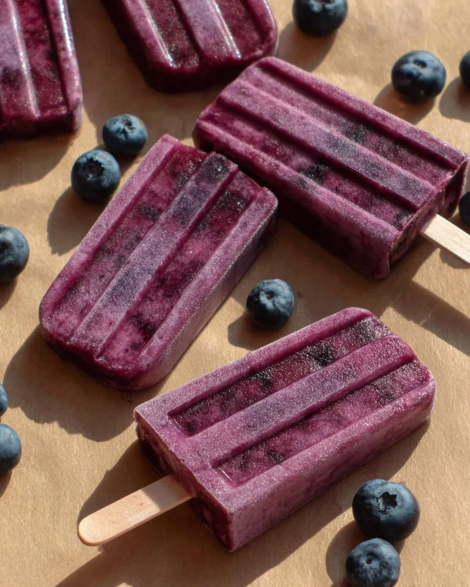 Blueberry Popsicles