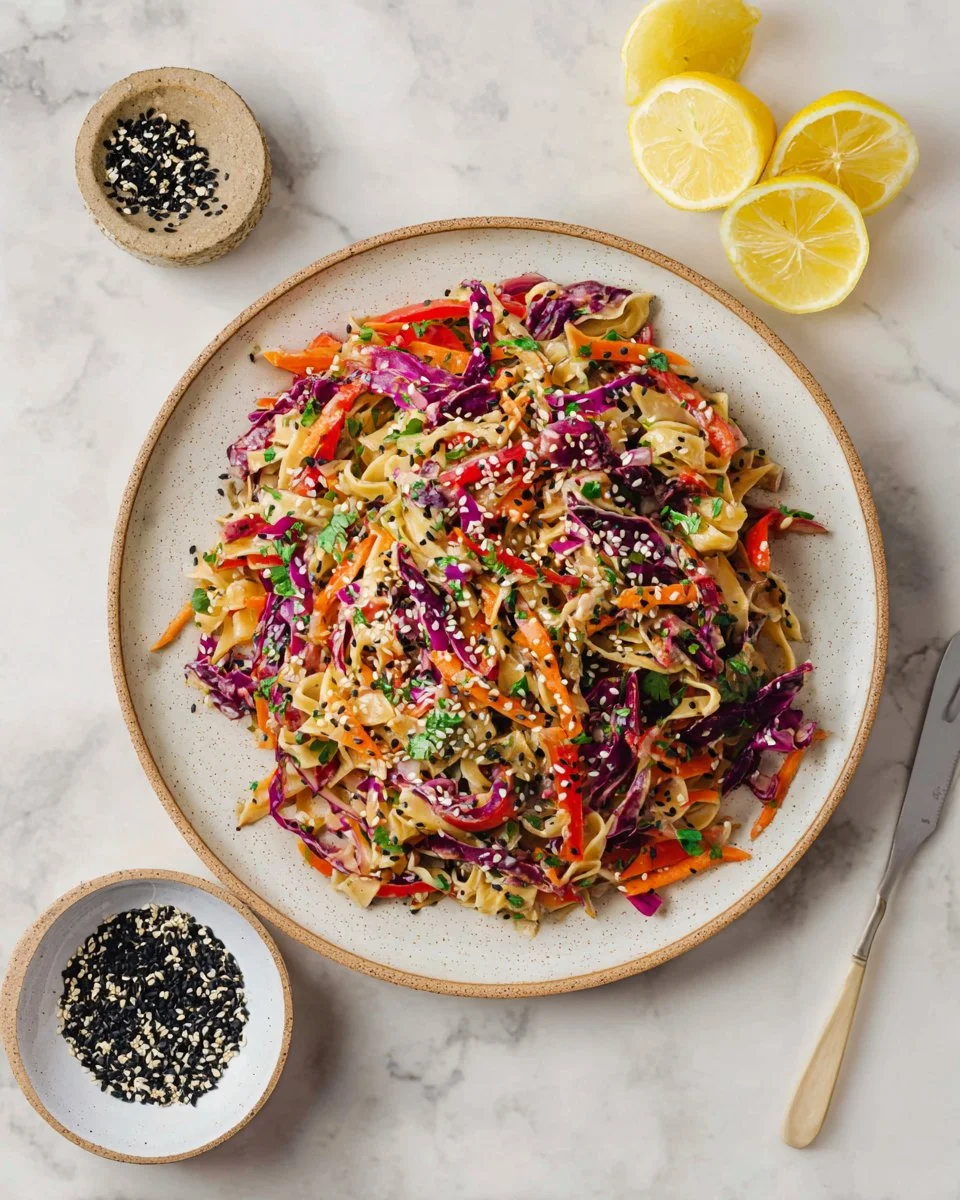 Cabbage Tofu Stir Fry With Spicy Tahini Sauce