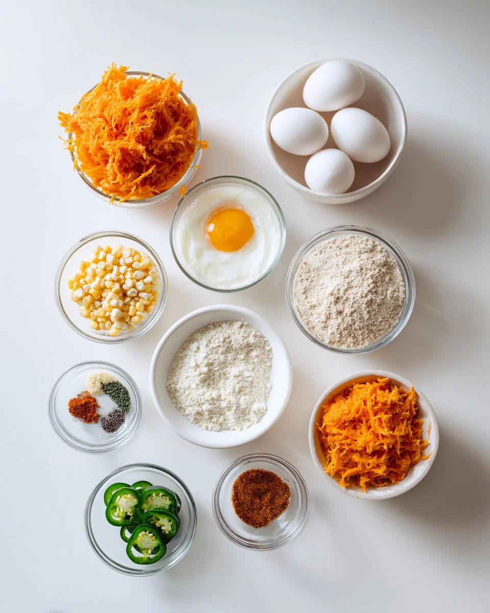 Cheesy Sweet Potato Corn Muffins