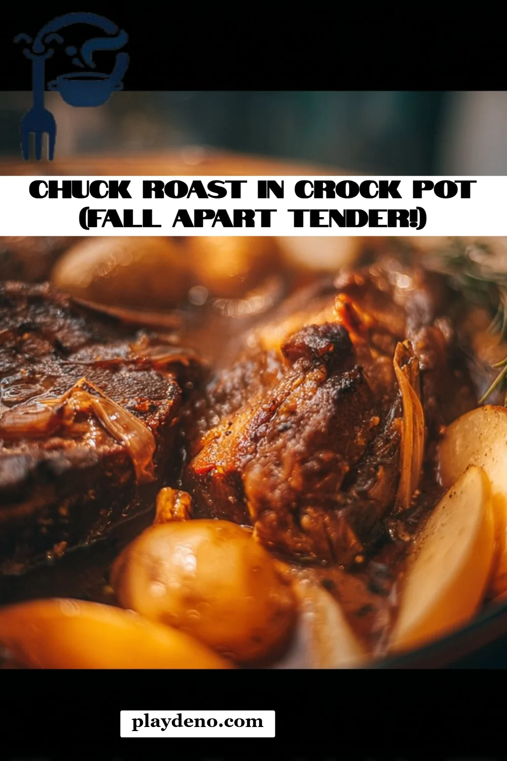 Chuck Roast in Crock Pot (Fall Apart Tender!)