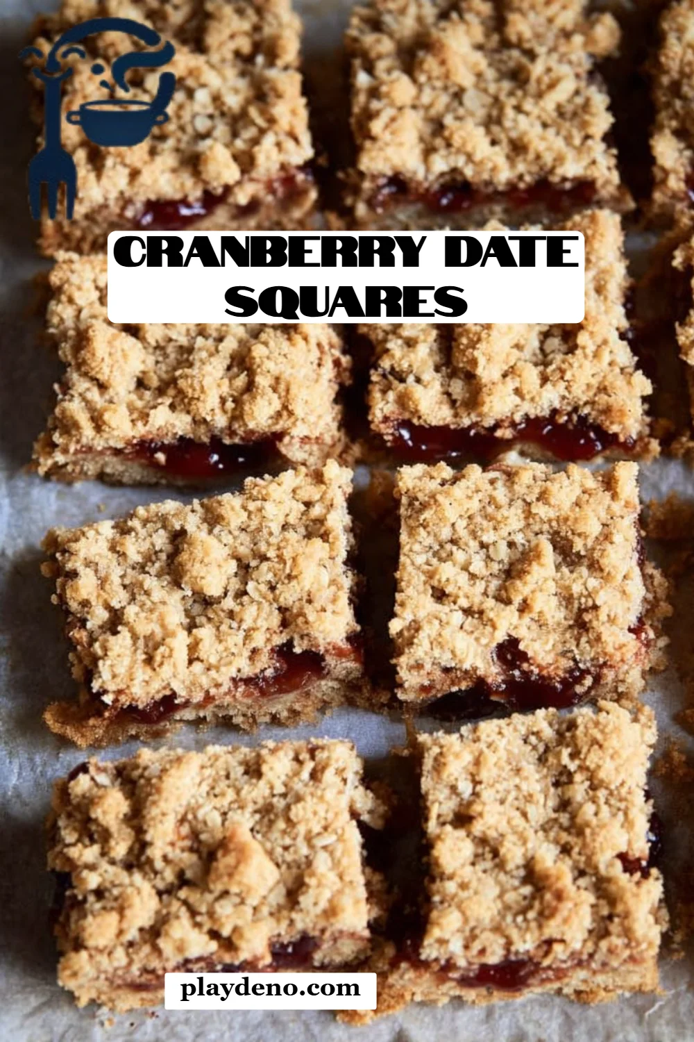 Cranberry Date Squares