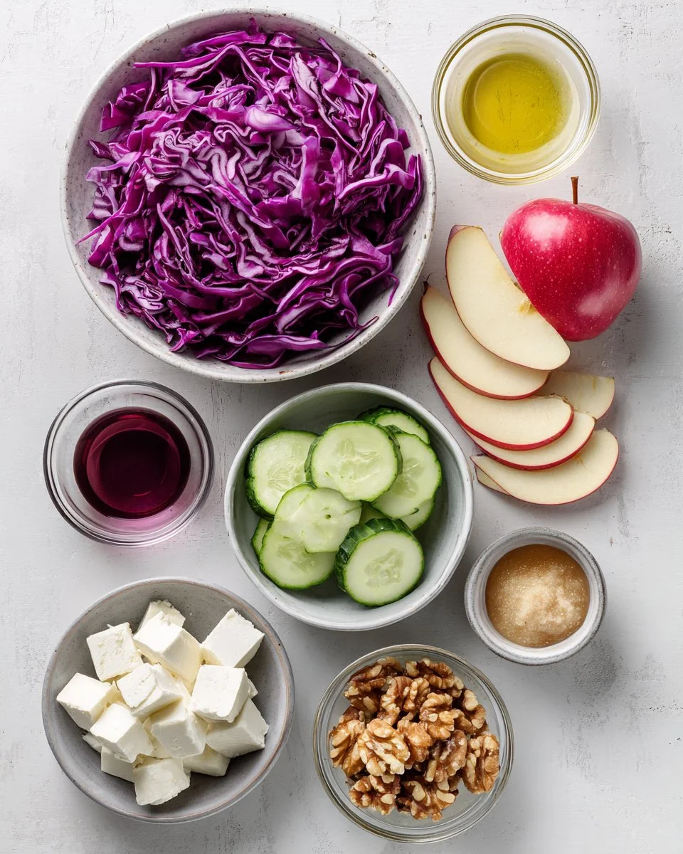 Crunchy Red Cabbage Salad