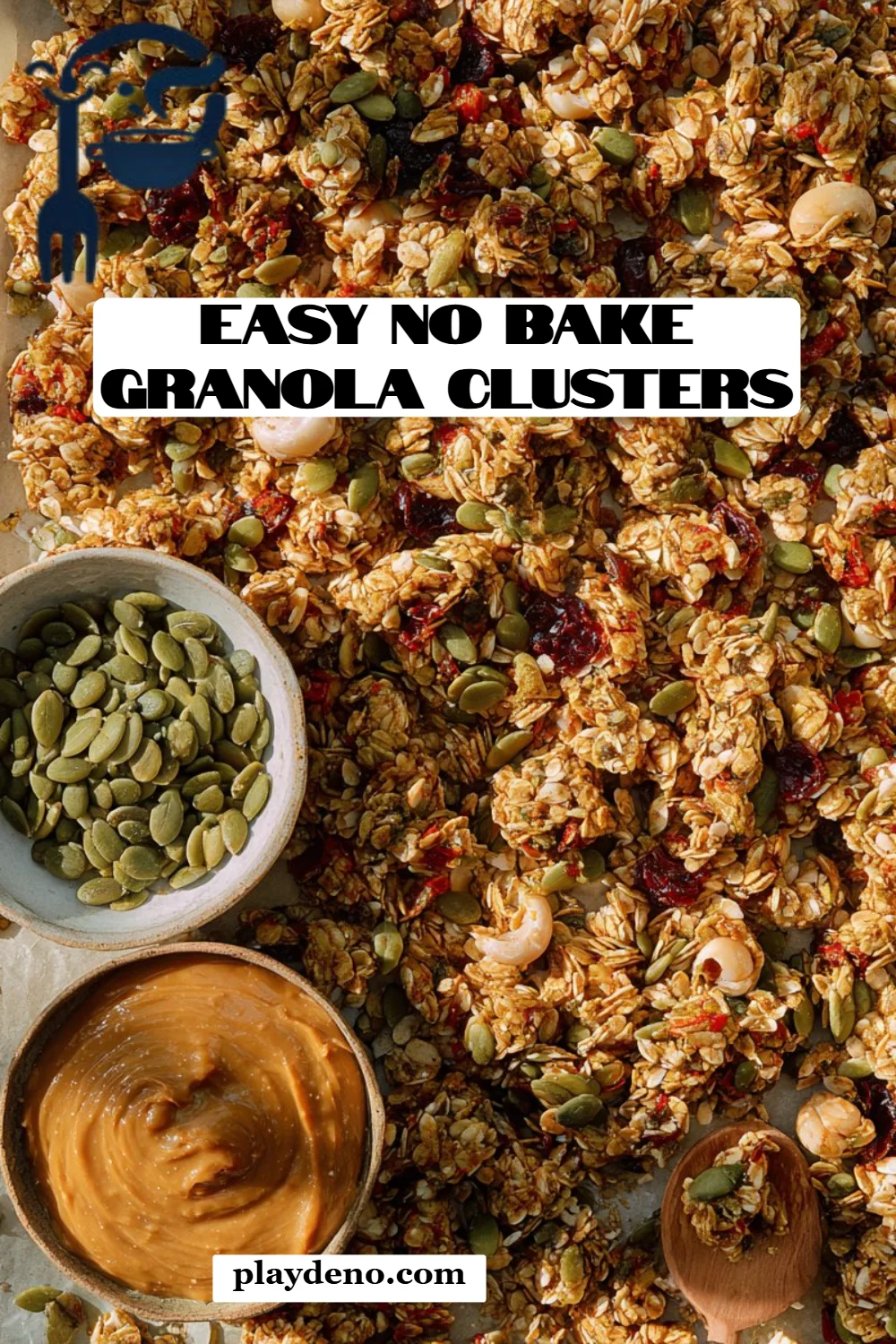 Easy No Bake Granola Clusters