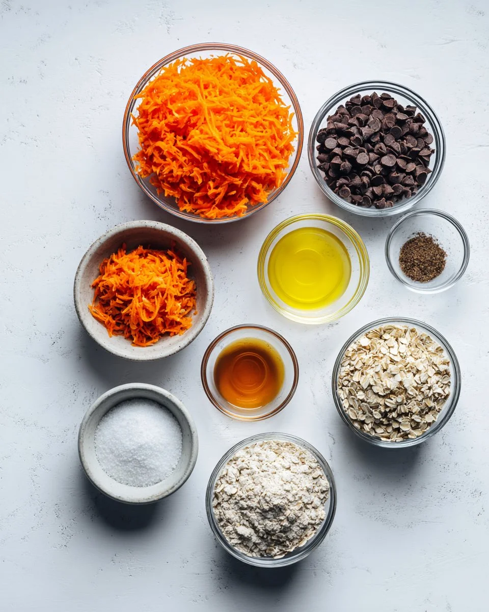 Healthy Carrot Chocolate Chip Cookies