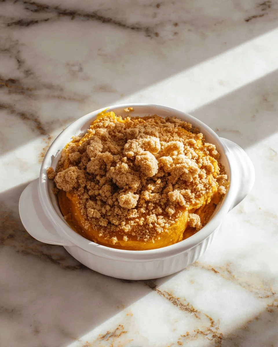 Delicious healthy pumpkin mug cake served in a cozy mug.