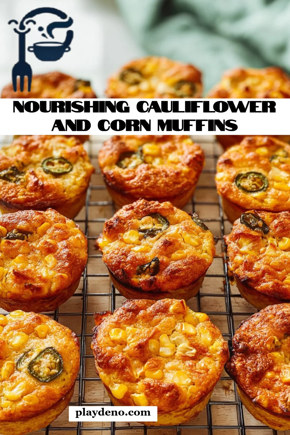 Nourishing Cauliflower and Corn Muffins