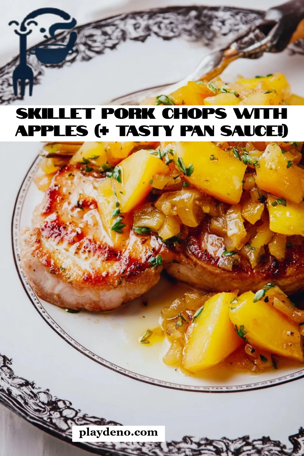 Skillet Pork Chops with Apples (+ Tasty Pan Sauce!)