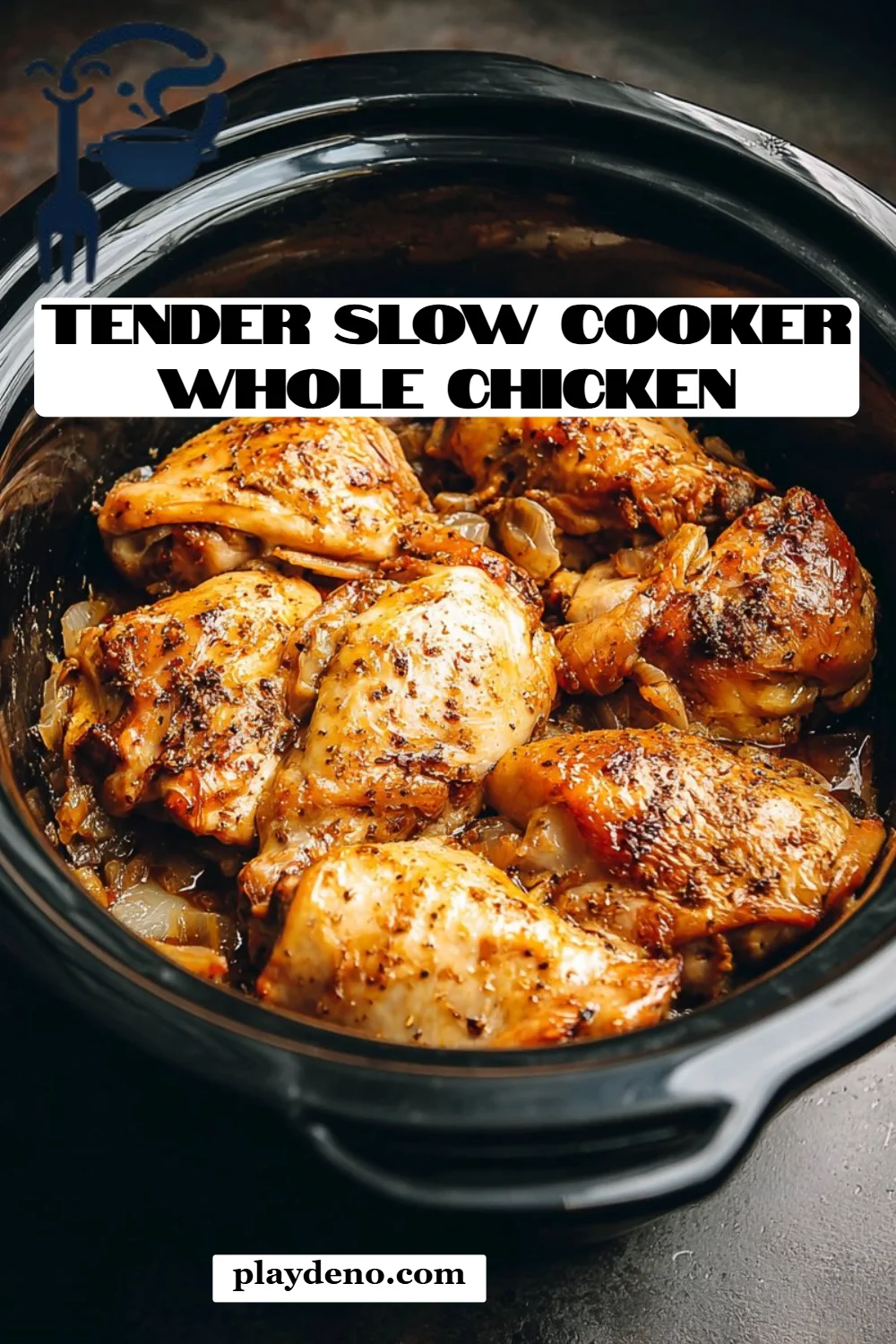 Tender Slow Cooker Whole Chicken