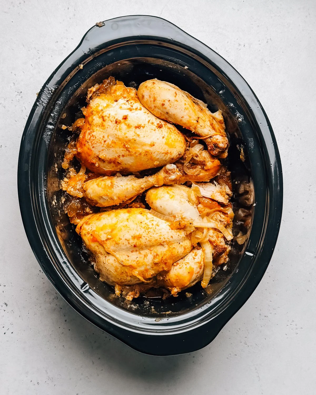 Tender Slow Cooker Whole Chicken