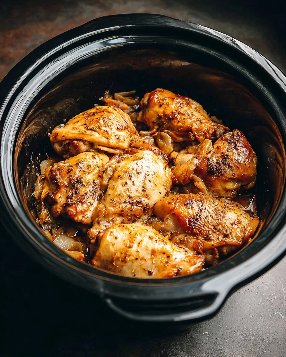 Tender Slow Cooker Whole Chicken