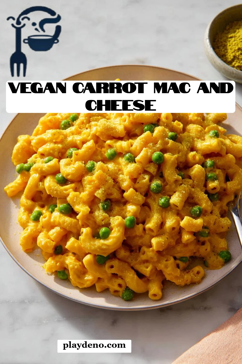 Vegan Carrot Mac and Cheese