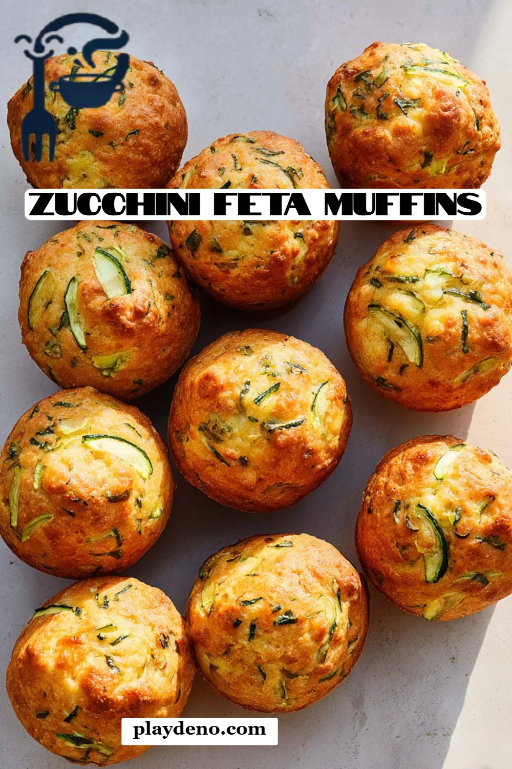 Zucchini Feta Muffins