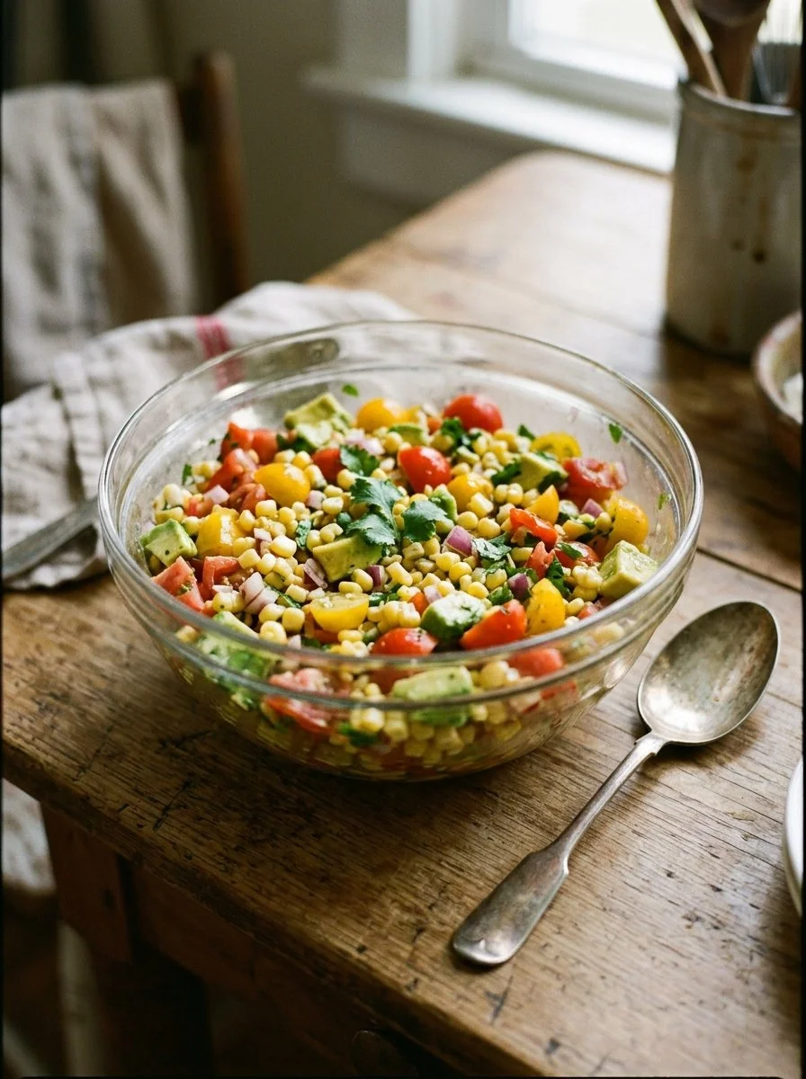 Corn Tomato Avocado Salad