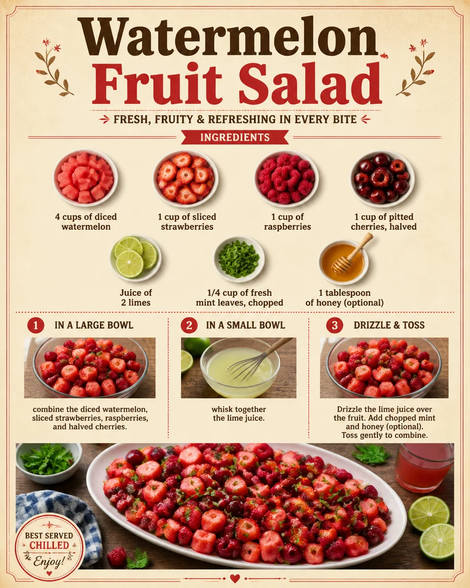 Watermelon Fruit Salad